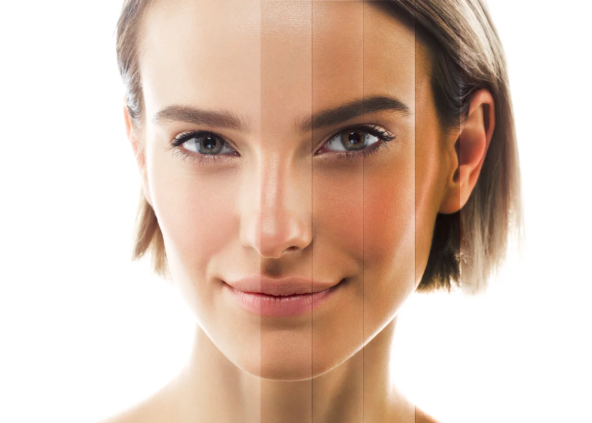 Tanning Spray: Before and after 