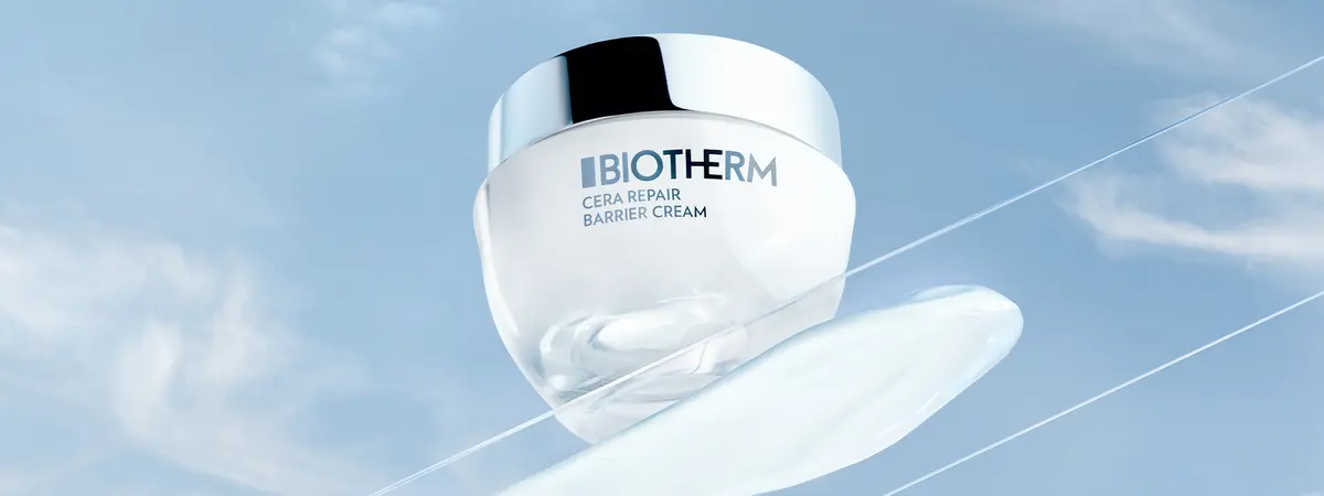 Biotherm Cera Repair Barrier Cream im weißen Tiegel 