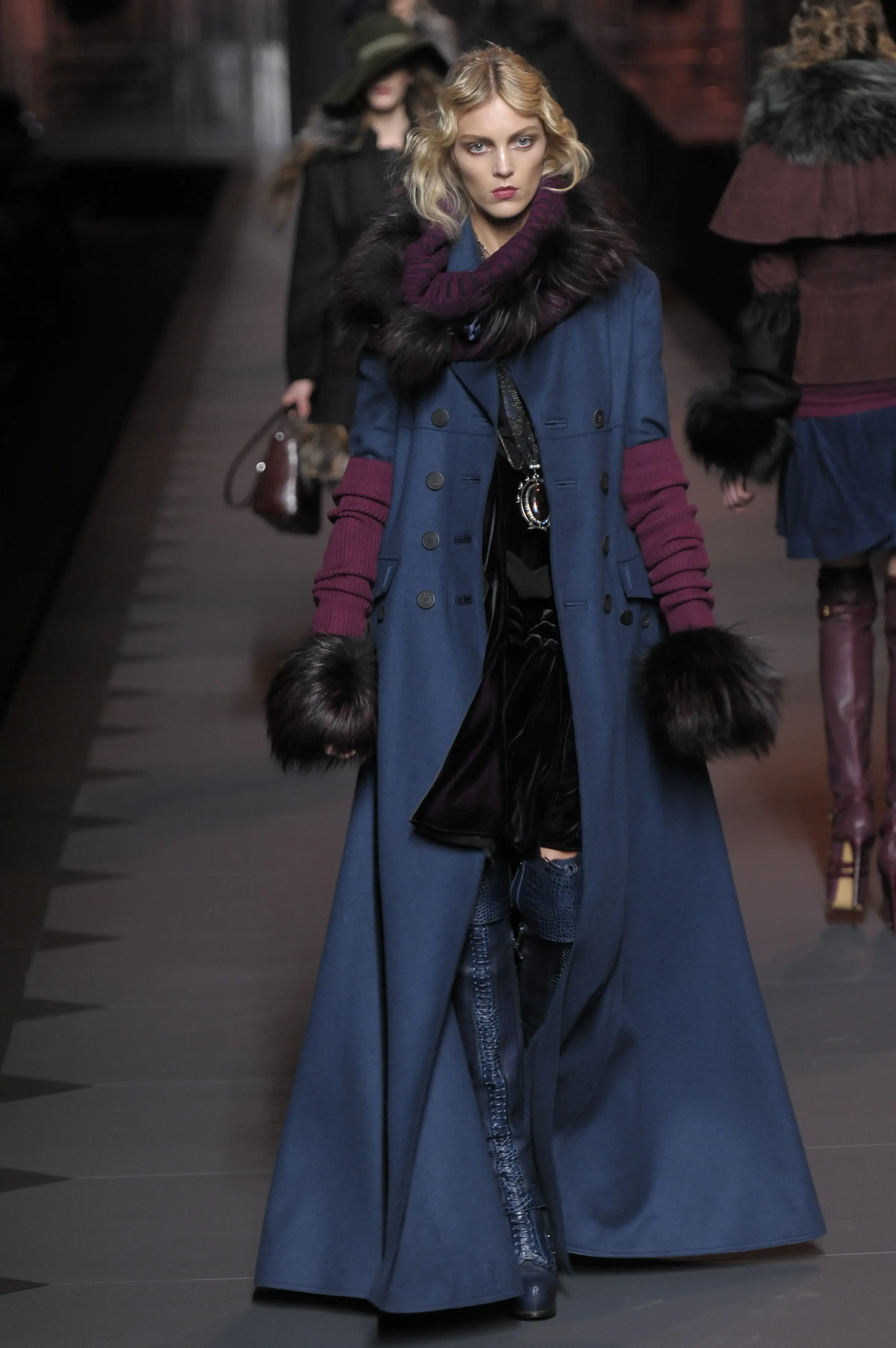 Model auf dem Runway