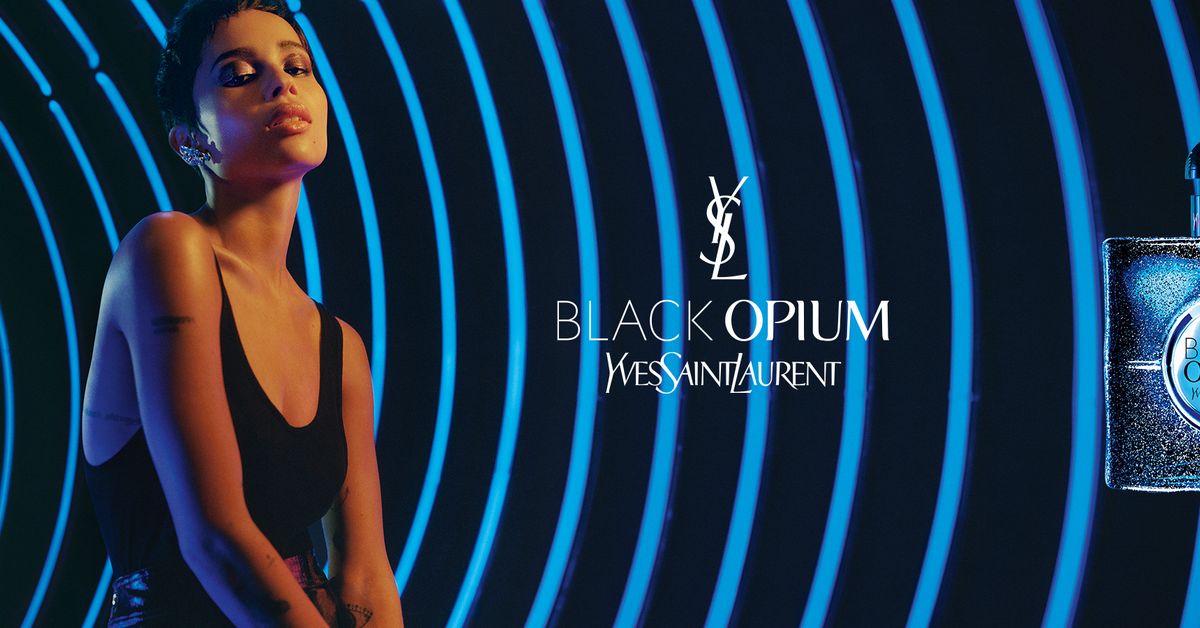 Black opium perfume blue deals
