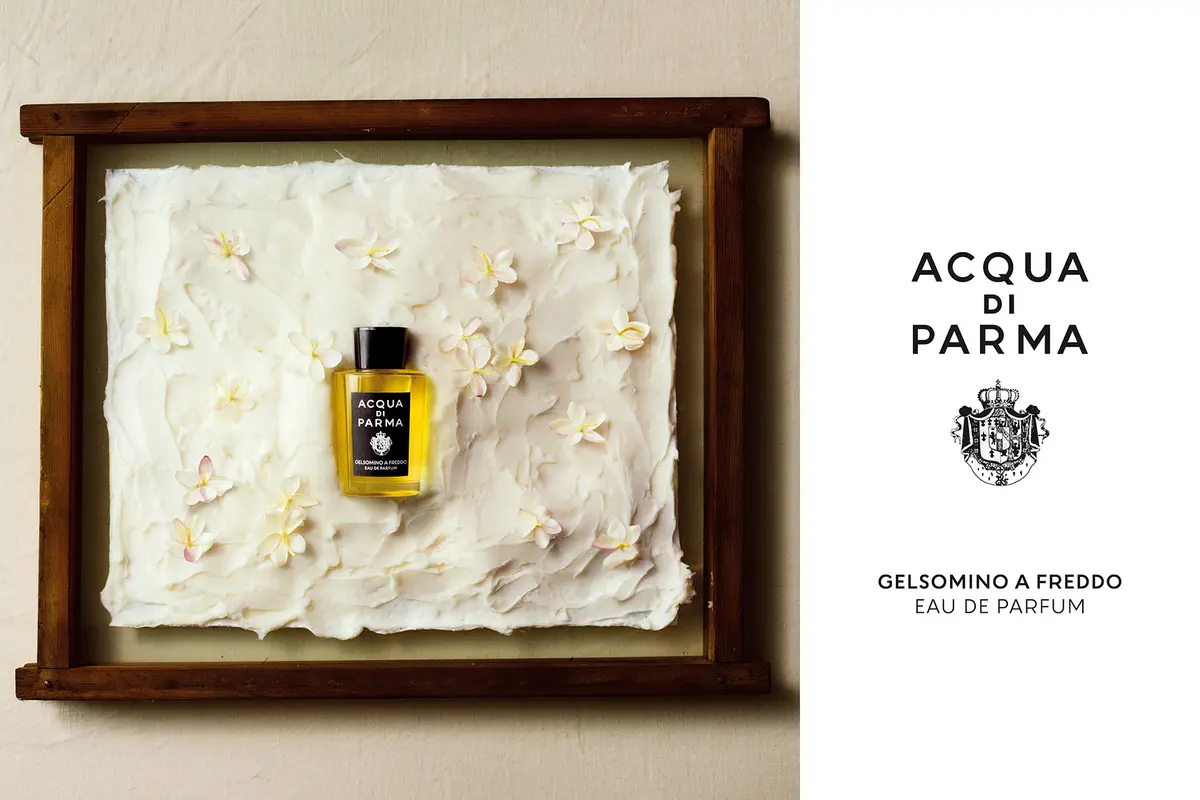 Kampagnenvisual Acqua di Parma - Gelsomino a Freddo