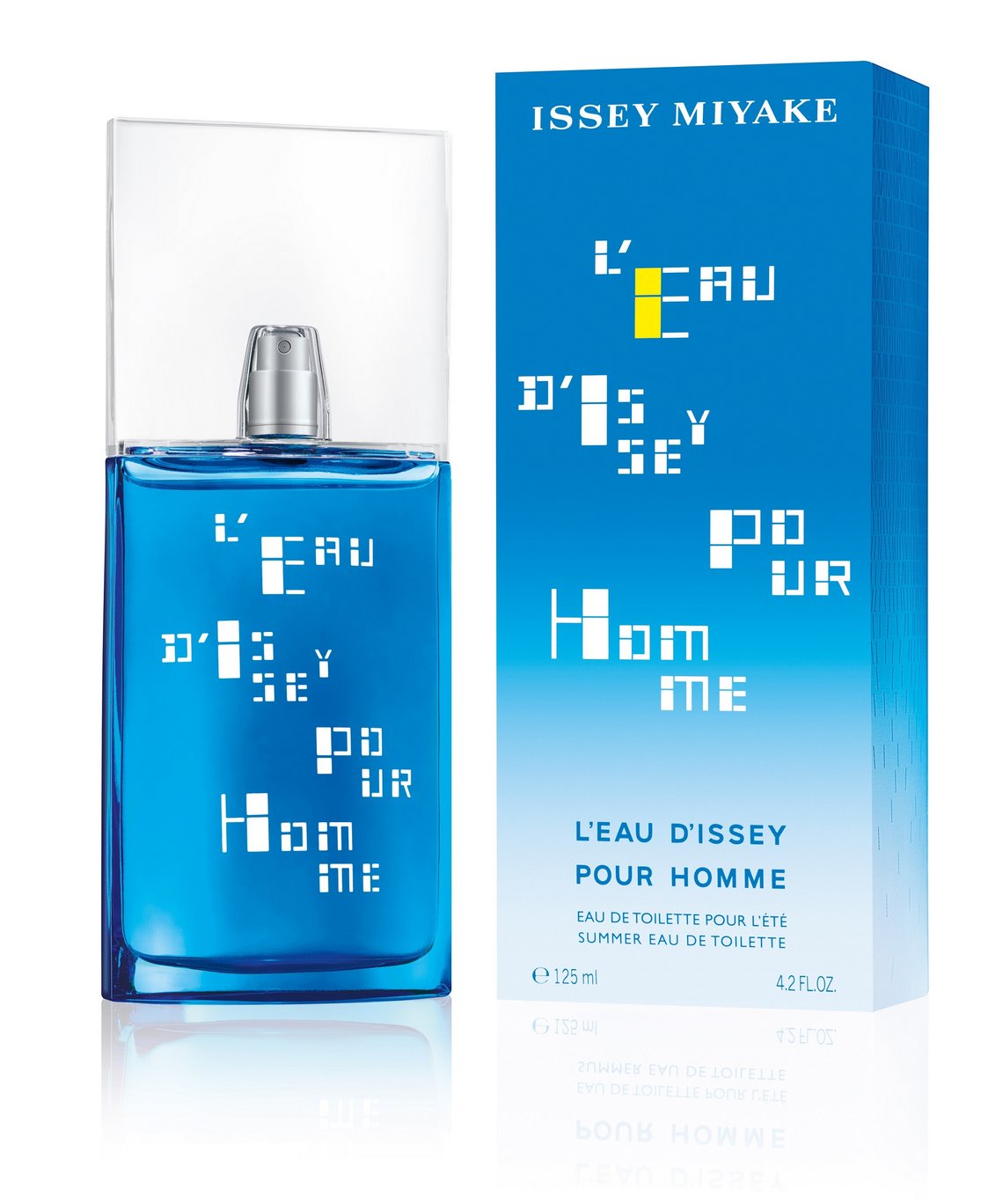 Blauer Parfumflacon