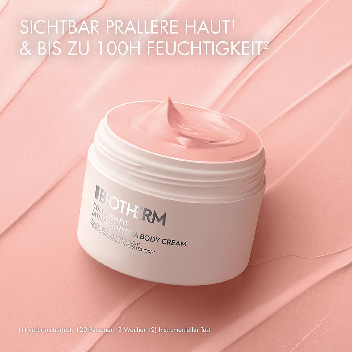 Collagen Fit Body Cream von BIOTHERM: Nahaufnahme des Tiegels