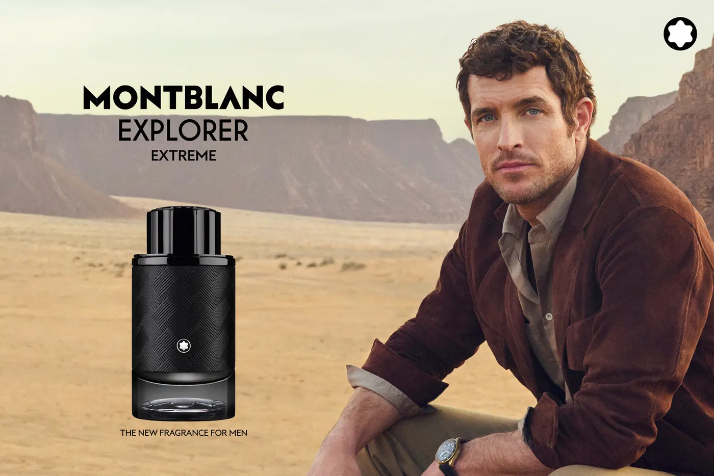 Kampagnenvisual Montblanc Explorer Extreme mit Justice Joslin