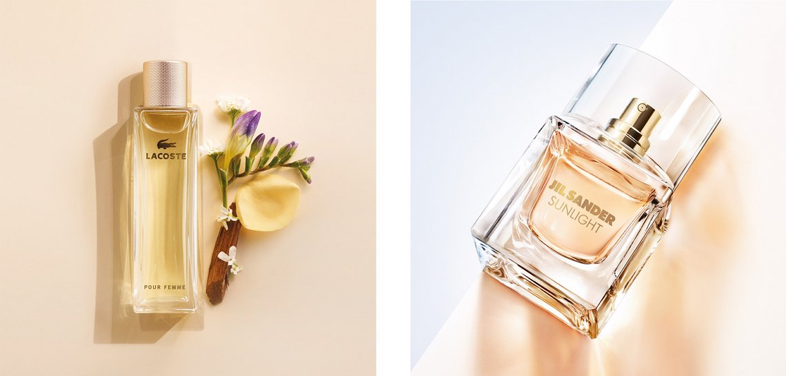 Beliebte Parfums von Lacoste und Jil Sander