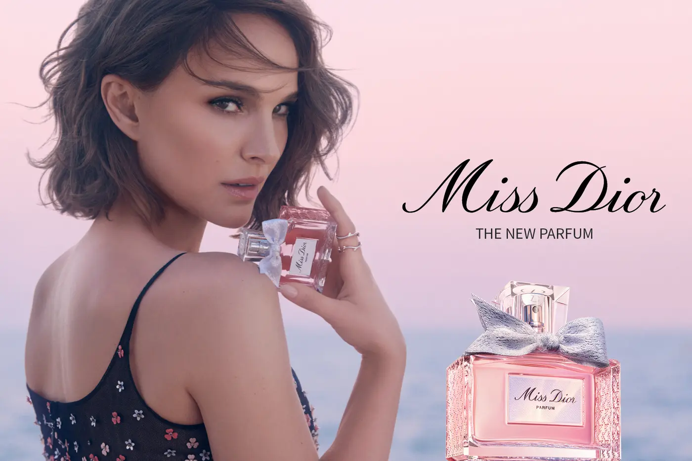 Miss Dior Parfum Flakon und Model