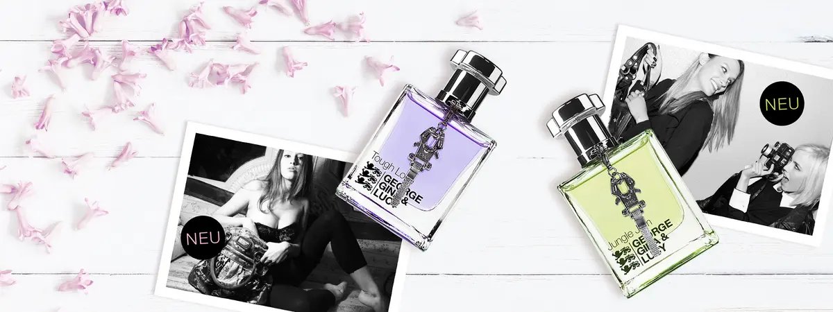 Die neuen George, Gina & Lucy Parfumflacons
