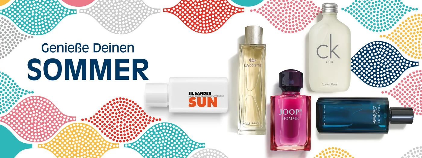 Parfumklassiker von CALVIN KLEIN, JIL SANDER, JOOP!, DAVIDOFF und LACOSTE
