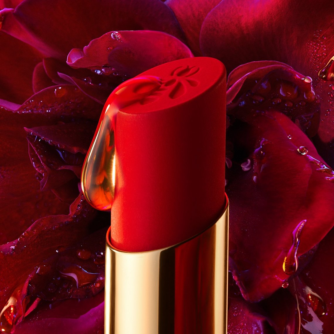 Close up auf den Lippenstift NEW KISSKISS von GUERLAIN