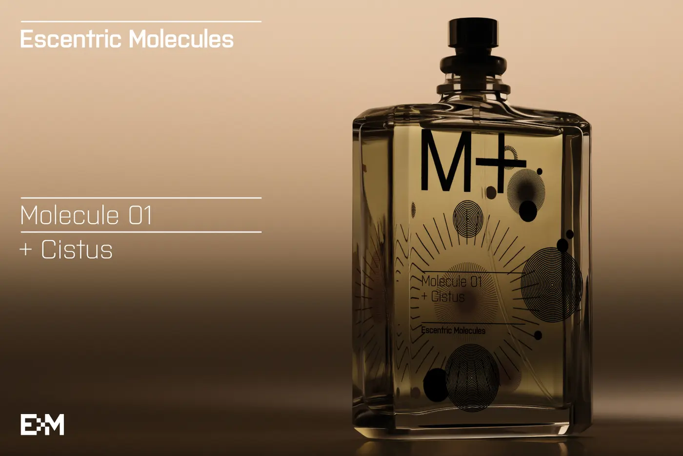 Flakonabbildung von Molecule 01 + Cistus von Escentric Molecules