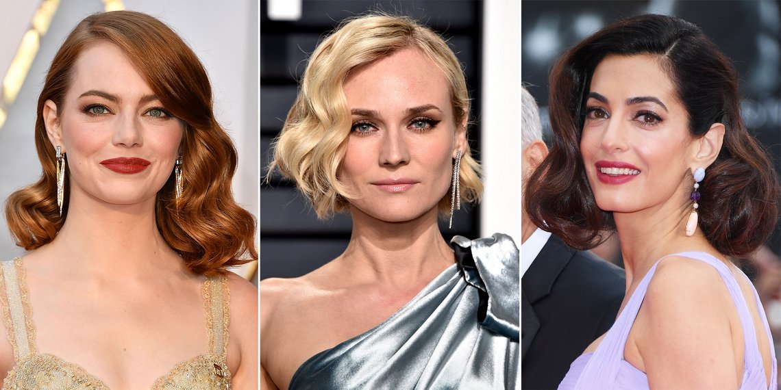 Schauspielerinnen Emma Stone und Diane Kruger, Juristin Amal Clooney