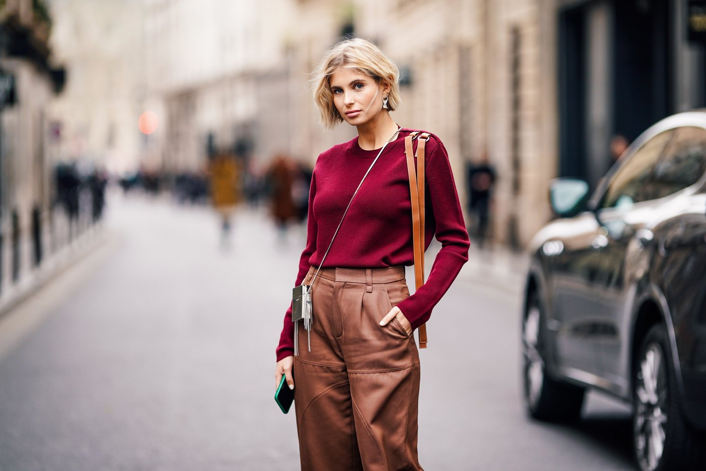 Xenia Adonts bei der Paris Fashion Week 2019