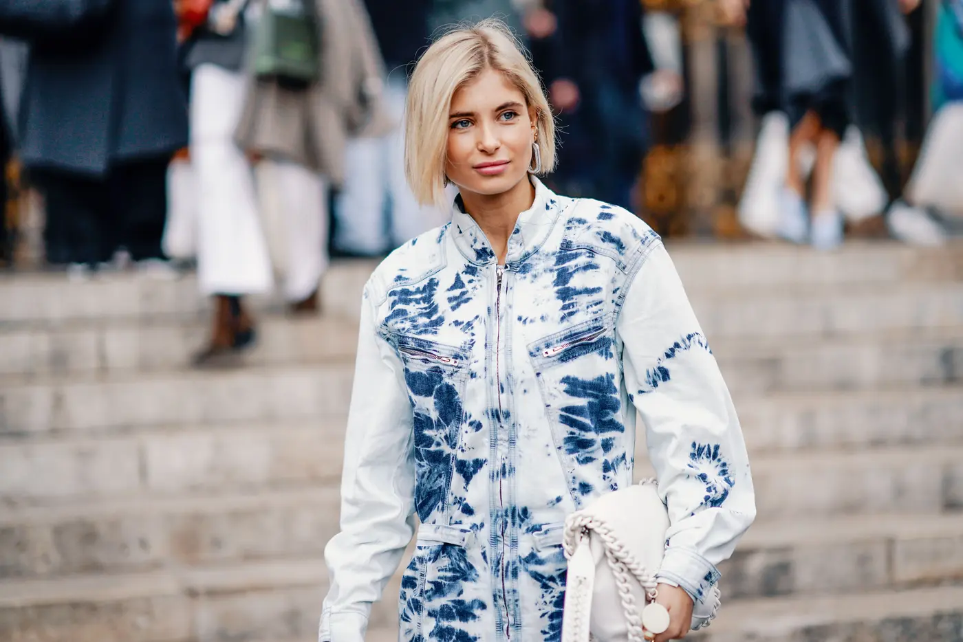 Xenia Adonts während der Paris Fashion Week Herbst/Winter 2019/2020, Paris 2019
