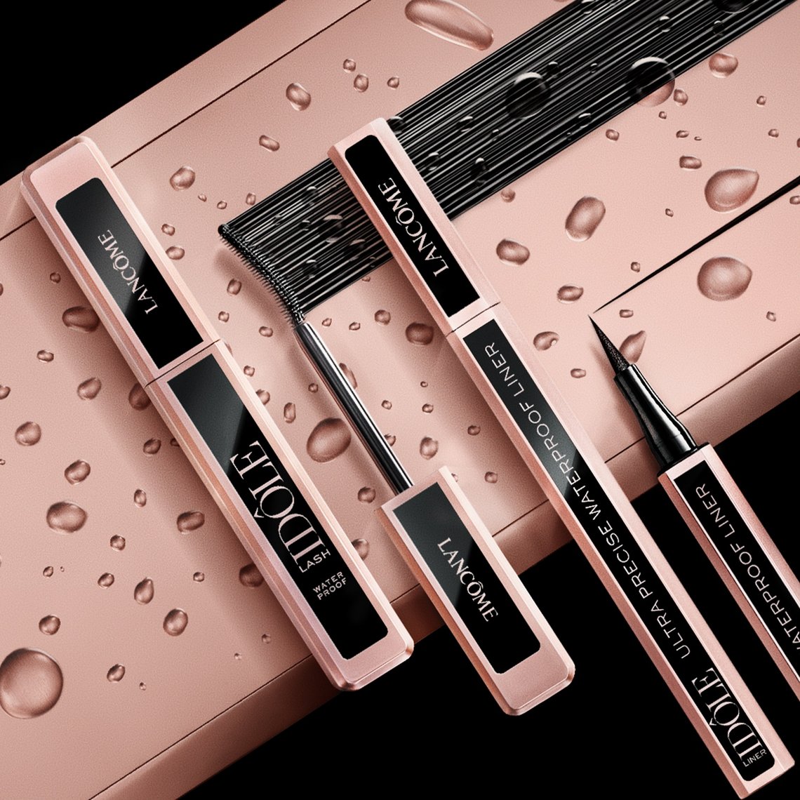 Perfekter Lidstrich dank Lash Idôle Liner Wasserfeste Mascara & wasserfester Eyeliner von Lancôme