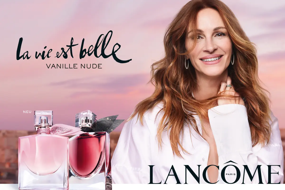Kampagnenvisual La vie est belle Vanille Nude von Lancôme