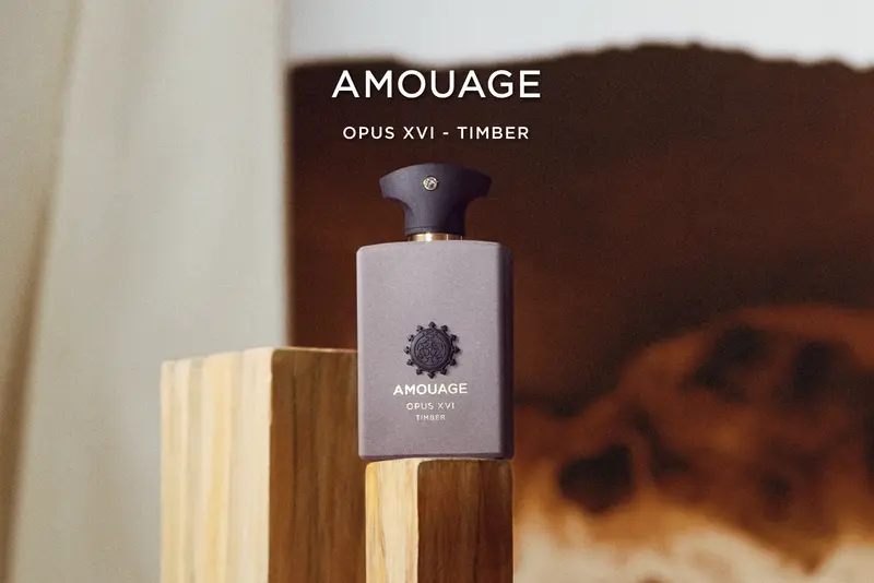 Kampagnenvisual Opus XVI Timber von Amouage
