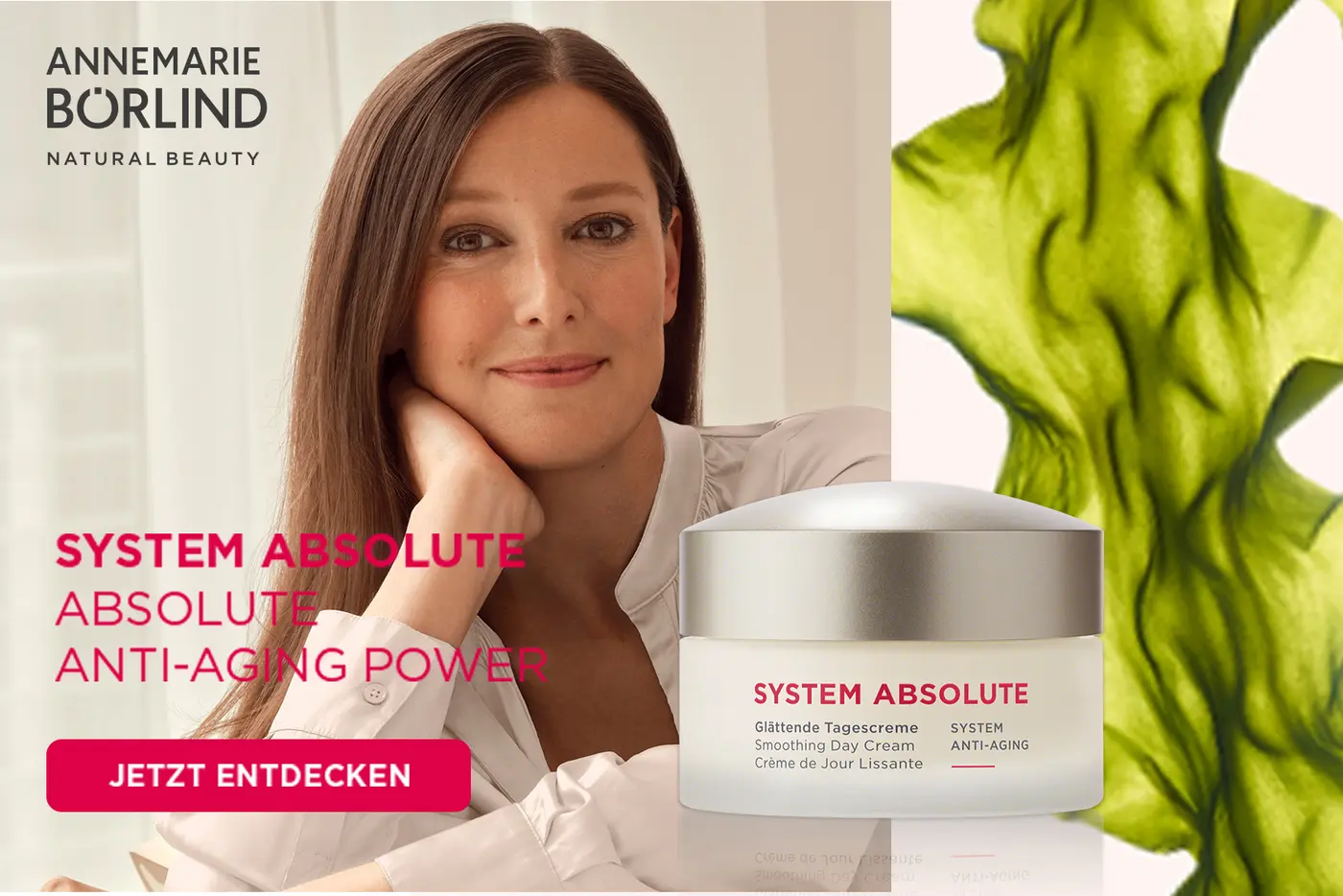 Kampagnenvisual ANNEMARIE BÖRLIND mit Markenbotschafterin Alexandra Maria Lara