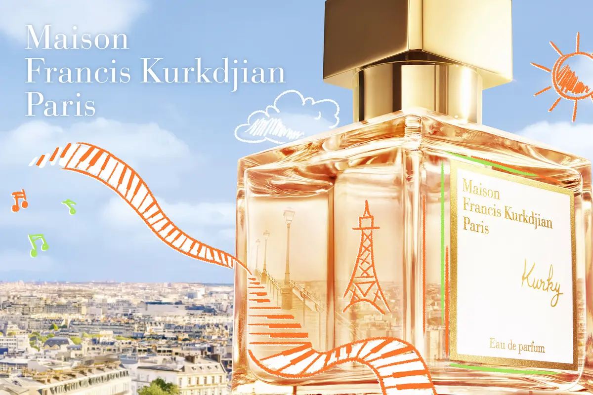Kampagnenvisual Kurky Eau de parfum, Maison Francis Kurkdjian