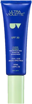 Ultra Violette – Clean Screen Fragrance Free Weightless Sensitive Skinscreen SPF30