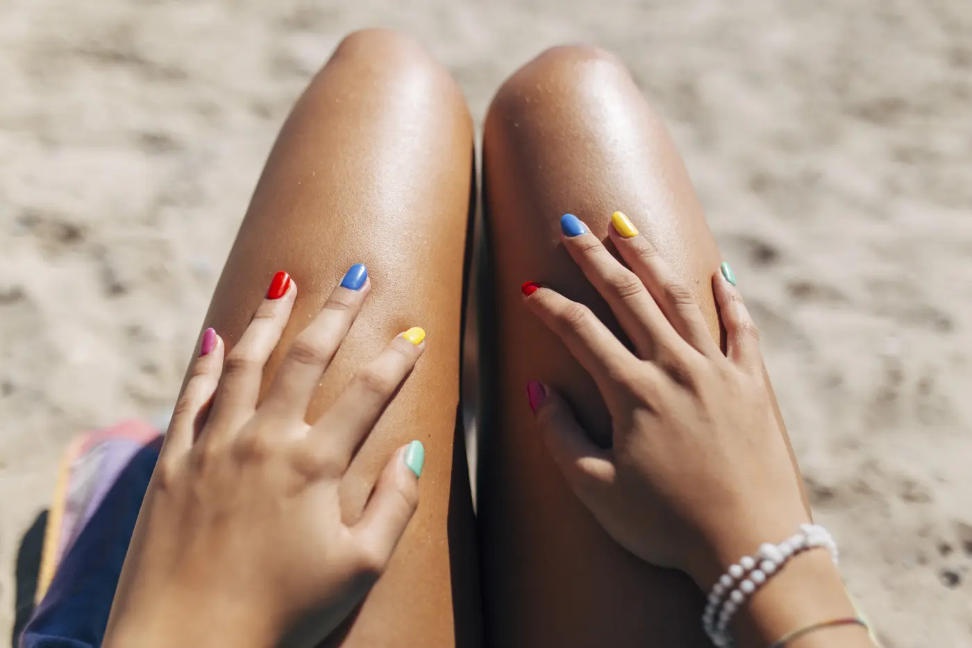 Maniküre für den Strand