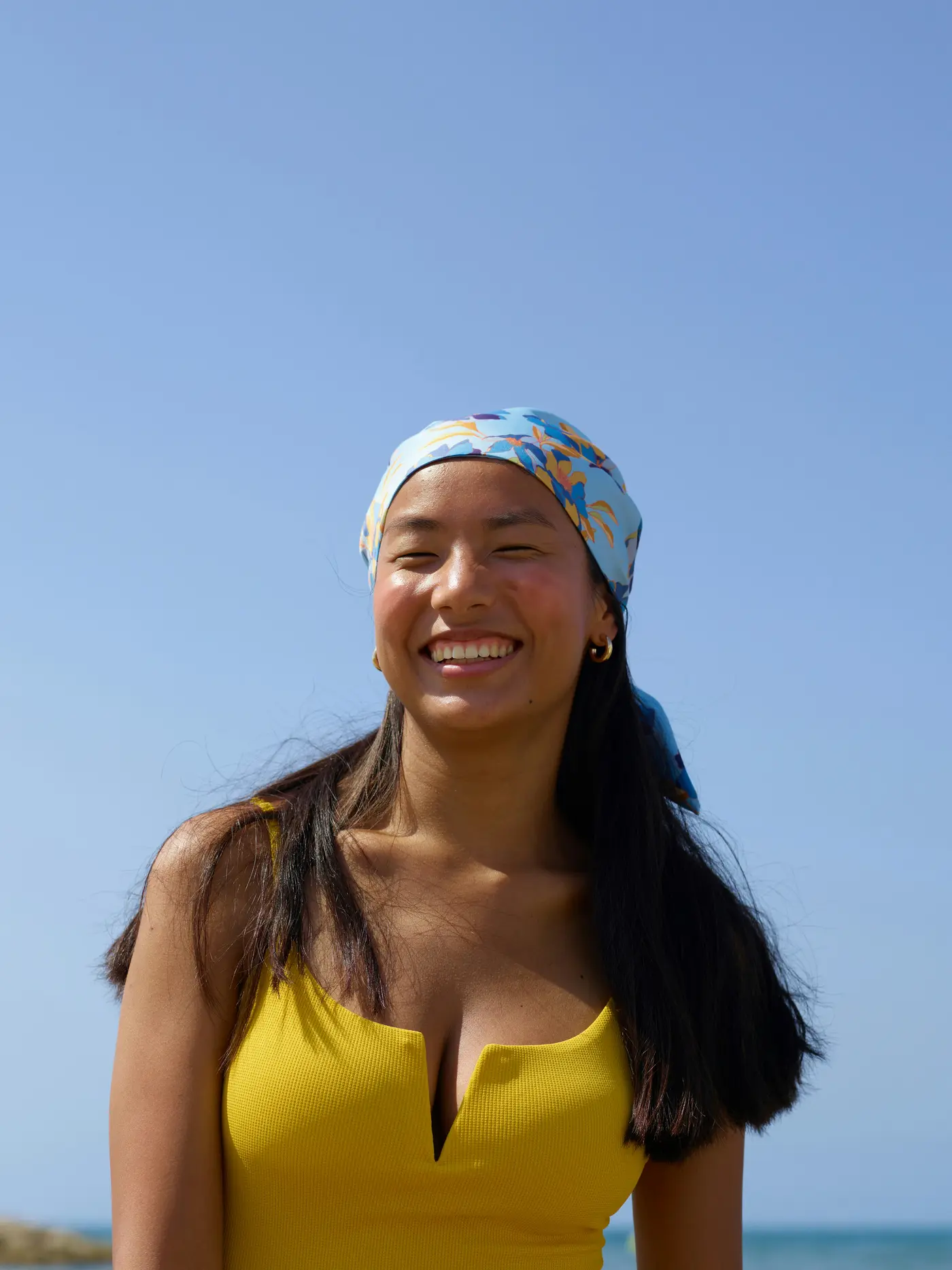 Frau am Strand