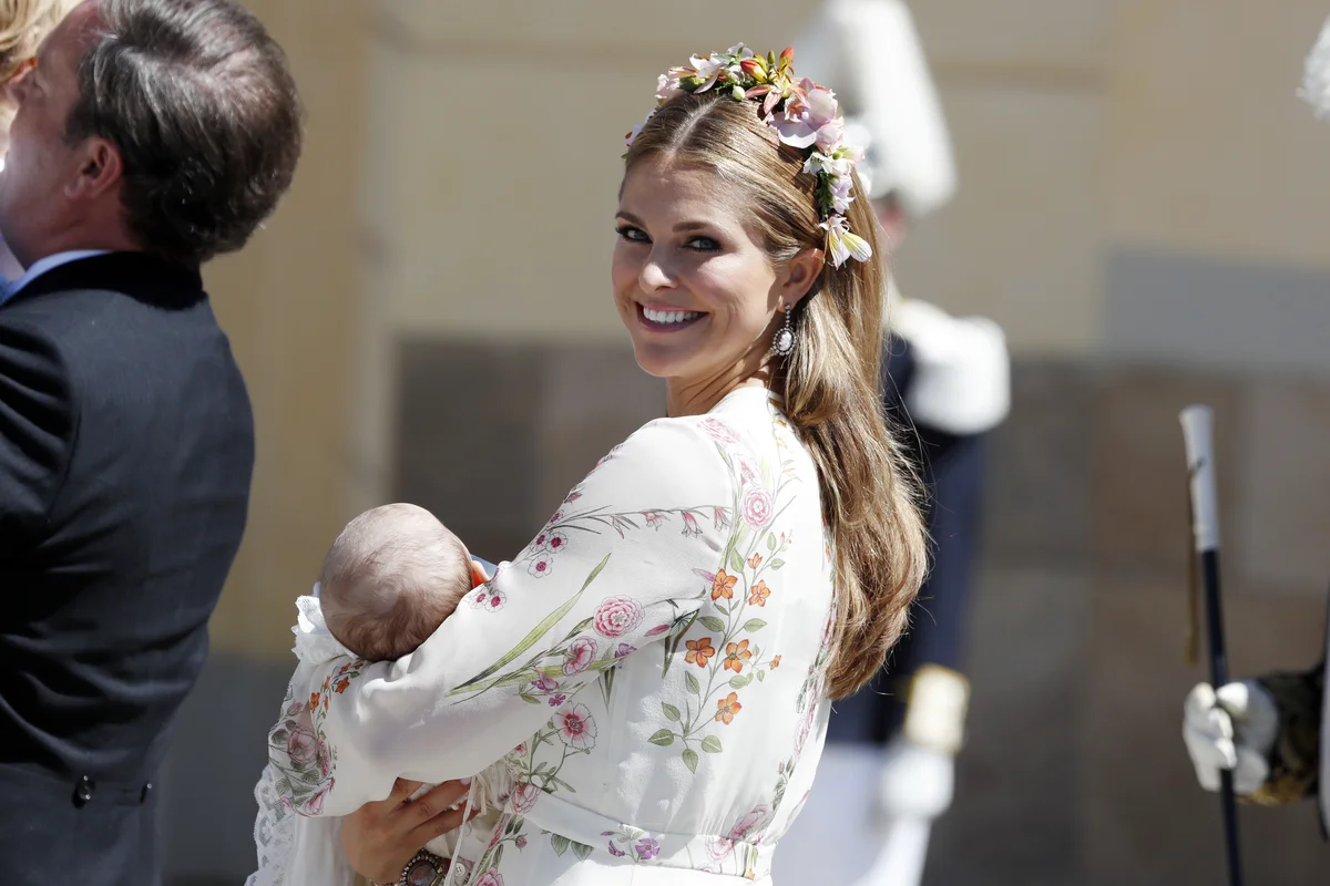 Prinzessin Madeleine von Schweden mit Kind
