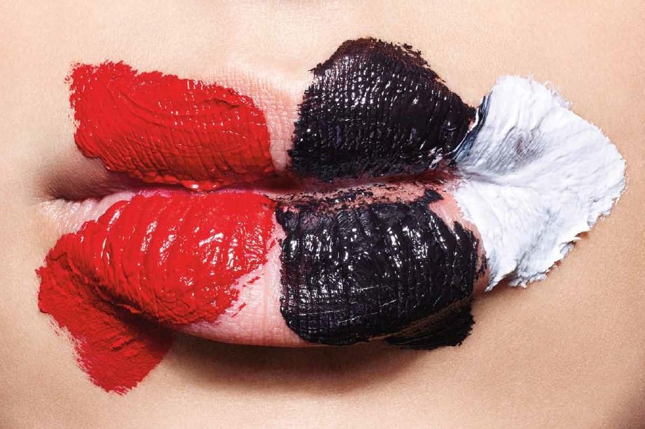 Lippenstift und Lippenstiftnuance
