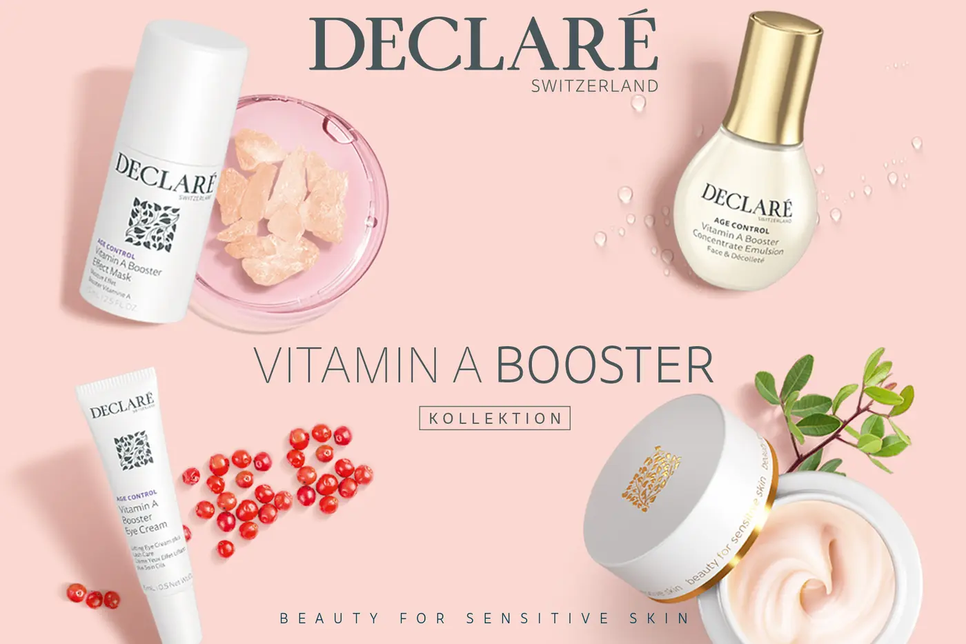 Kampagnenvisual Vitam A Booster Serie von Declaré