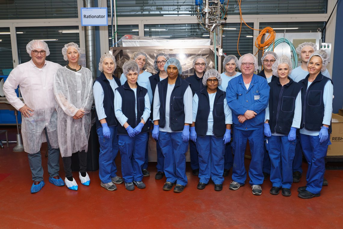 Das Team von Rivoli in der Produktion