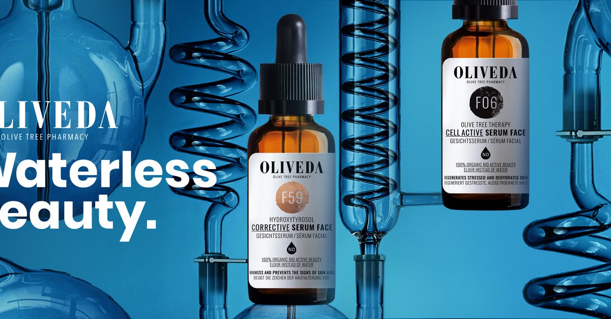 Waterless Skincare von OLIVEDA