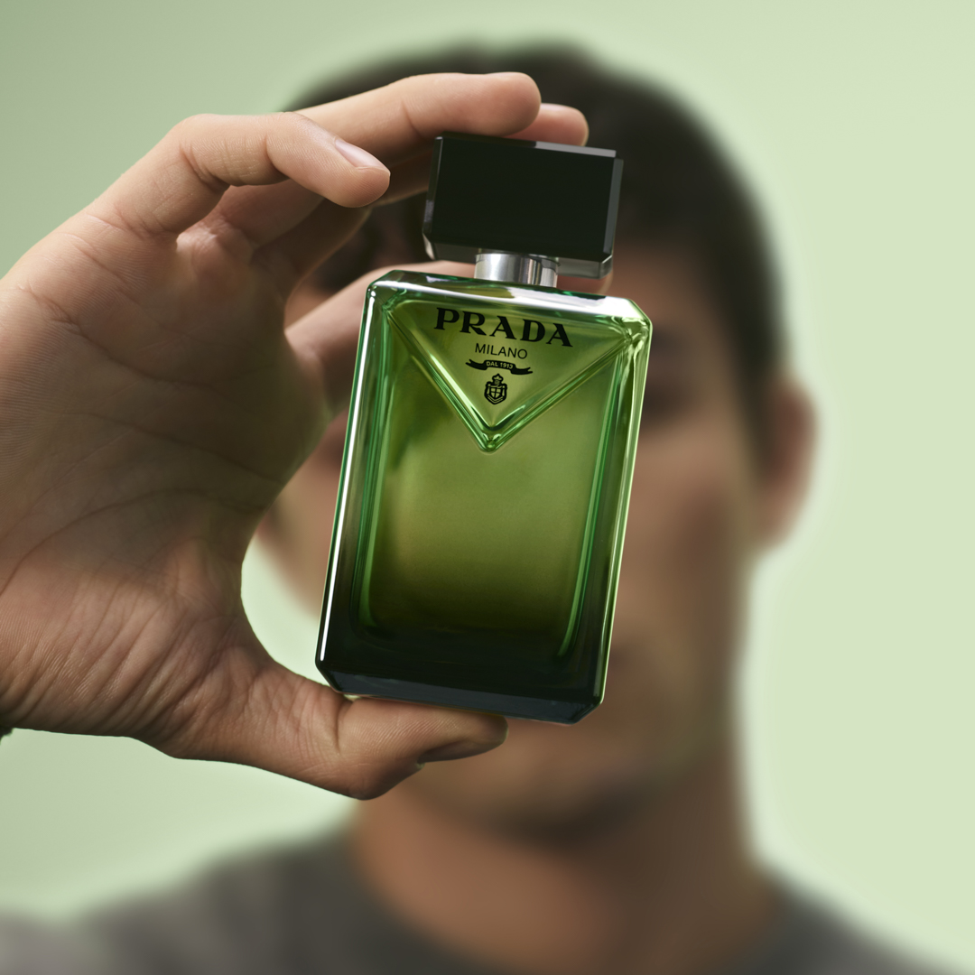 Kampagnenvisual PRADA PARADIGME Flakon