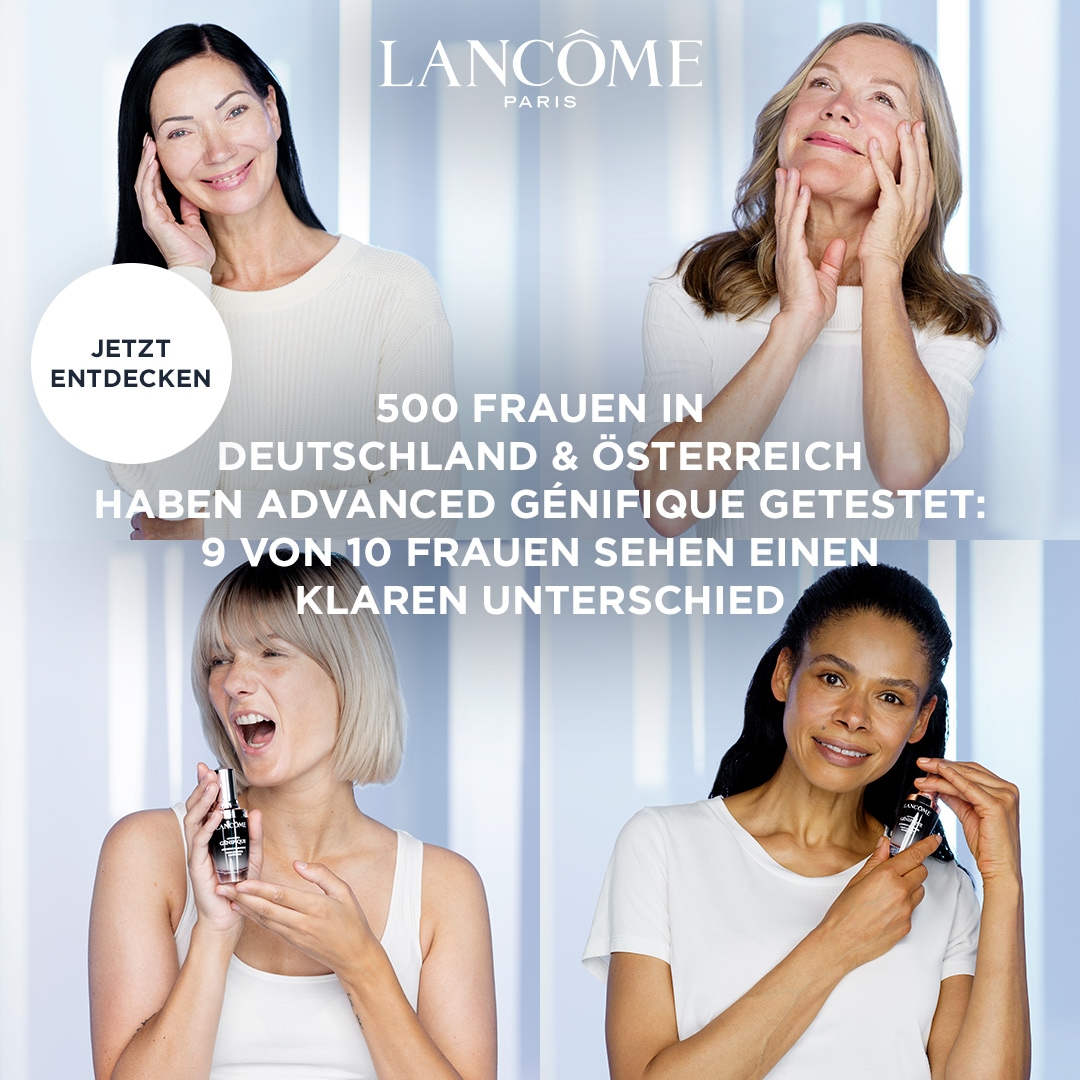 Frauen in jedem Alter präsentieren das Advanced Génifique von Lancôme