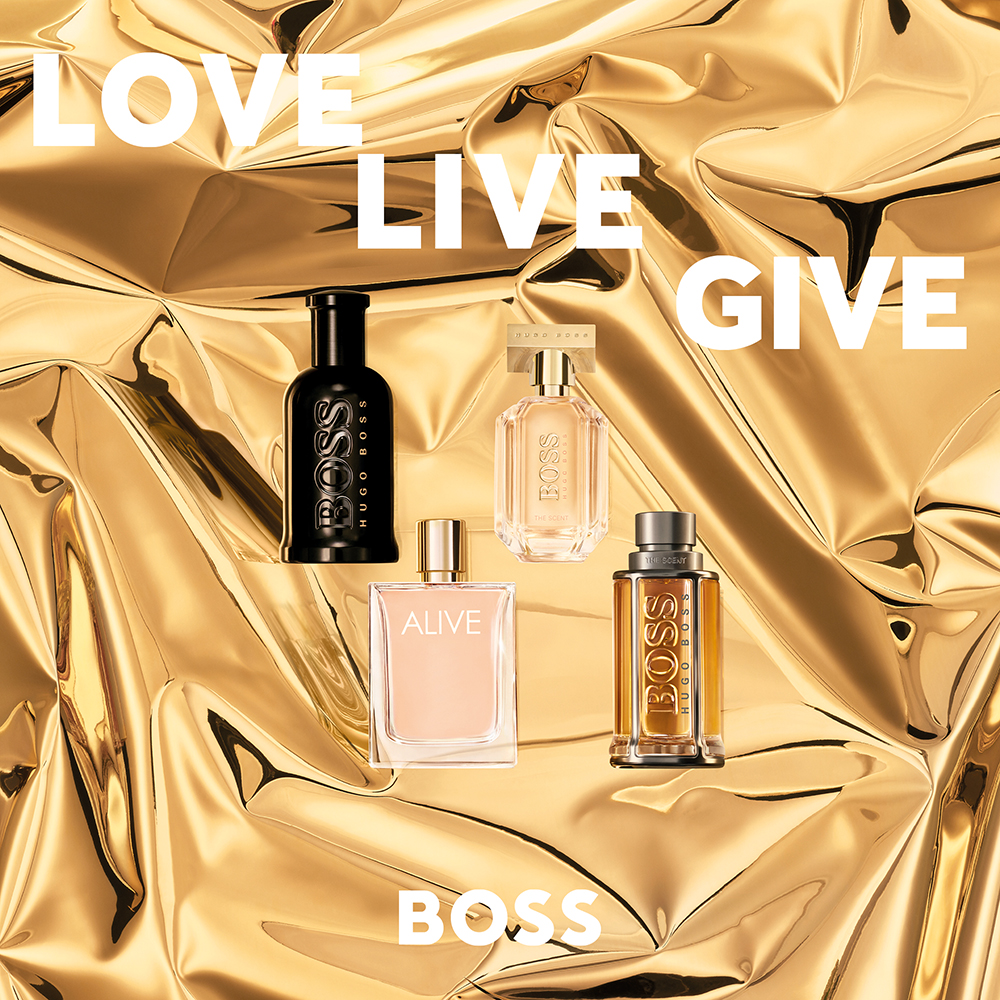 BOSS BOTTLED, BOSS THE SCENT &amp; BOSS ALIVE
