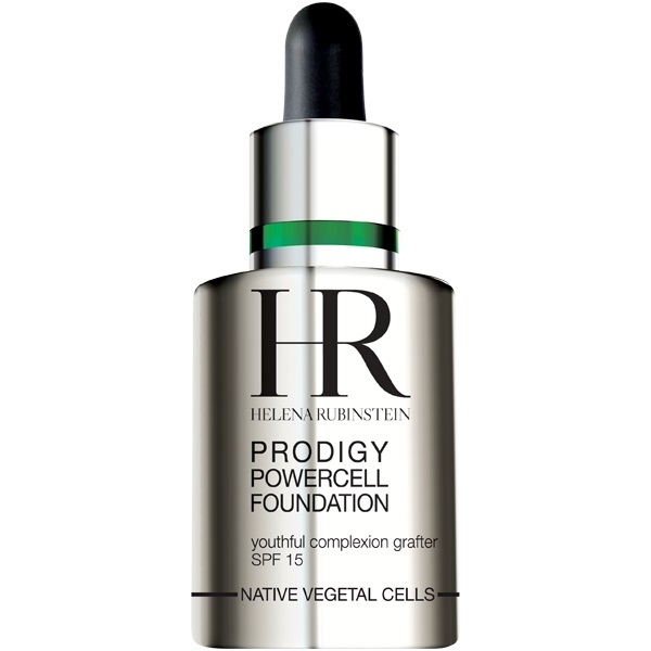 Silberner Flakon mit pflegender Foundation