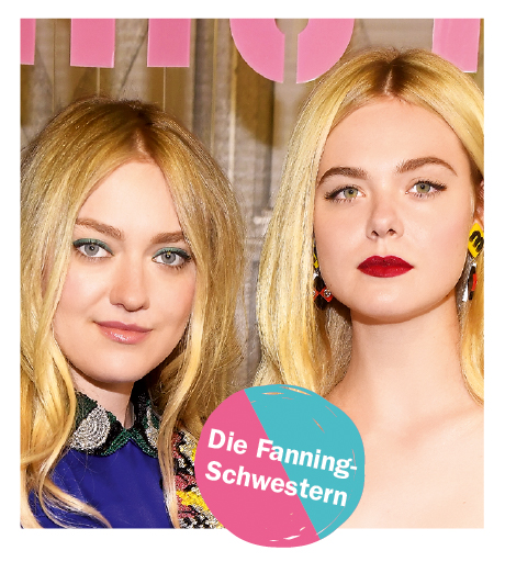 Make-up von Dakota und Elle Fanning