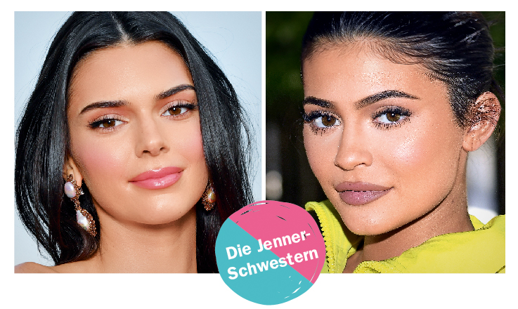 Make-up von Kendall und Kylie Jenner