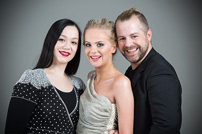 Doreen Stehfest gemeinsam mit Star-Visagist Norman Pohl