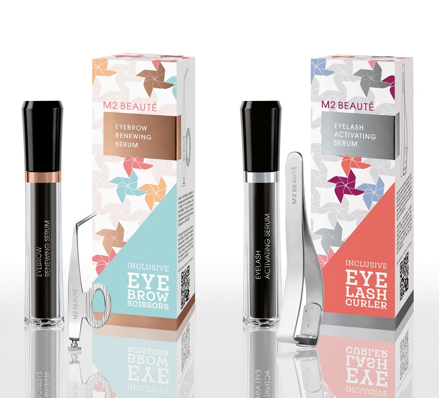 M2 Summer Activating Eyelash Set &amp; M2 Summer Eyebrow Renewing Serum: M2 Beauté