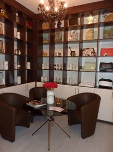 Innenbereich der Parfümerie Funcke