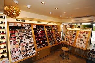 Parfümerie Kampen auf Sylt Innenraum